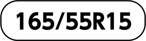 165/55R15